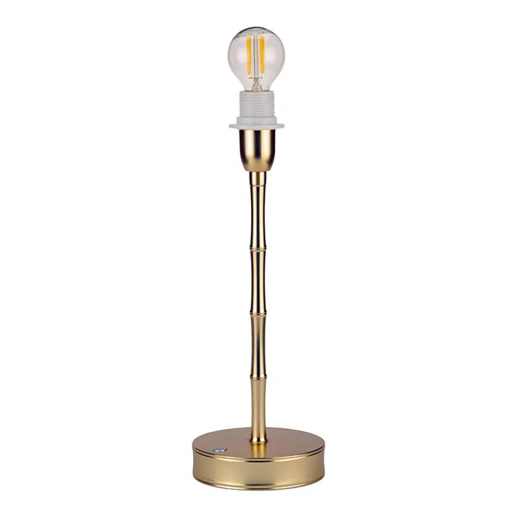 Bamboo Lamp Base Matt Gold 30cm