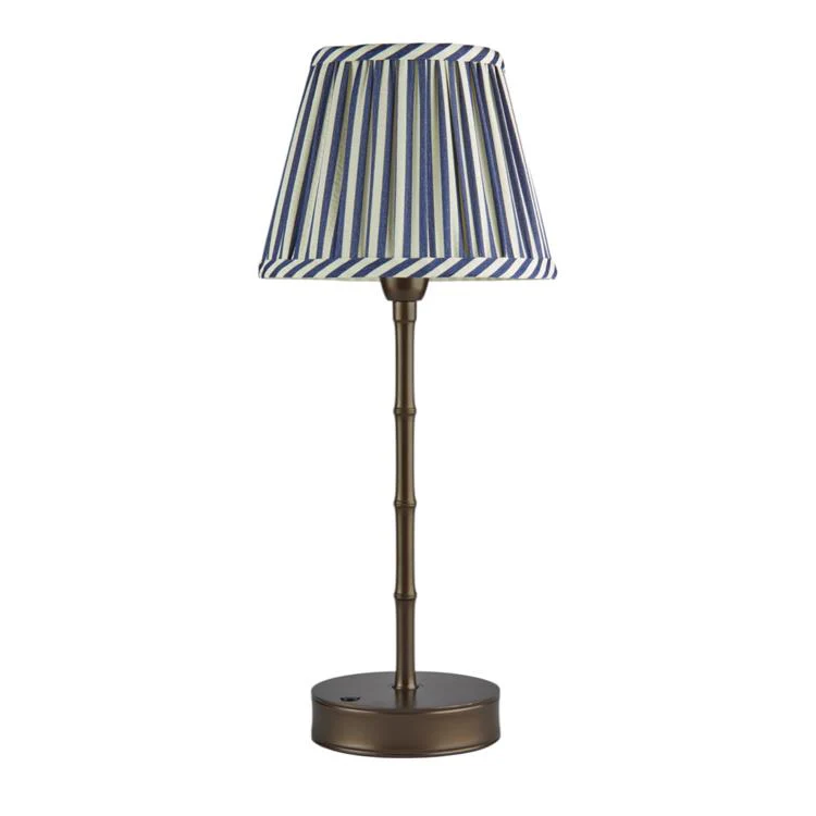 Bronze Bamboo Rechargeable Lamp Base - 30cm - Image 3