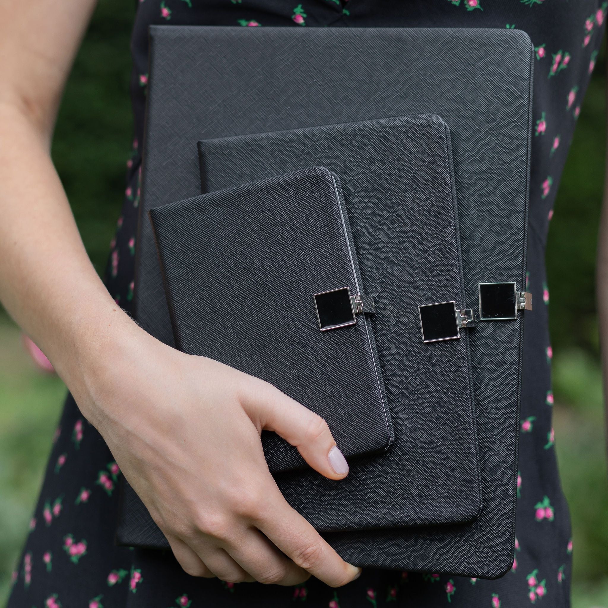 Black & Silver A6 Notebook - Image 3