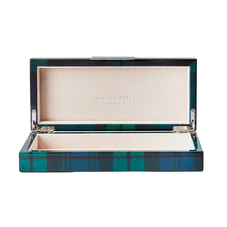 Black Watch Tartan Box with Silver - Image 2