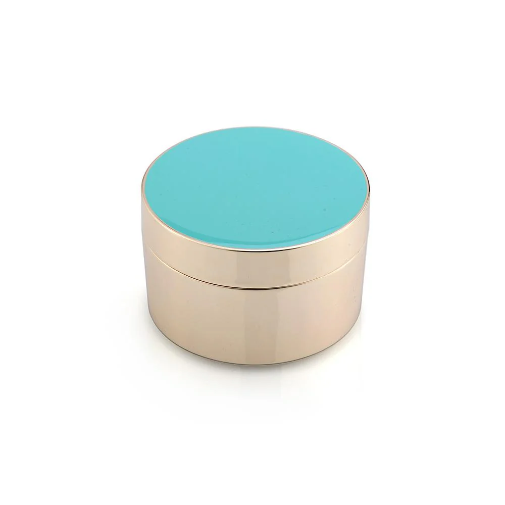 Turquoise & Gold Trinket Pot - Image 4