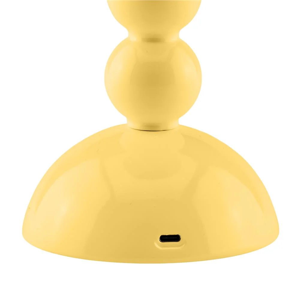 Buttercream Lacquer Rechargeable Bobbin LED Lamp - Image 3