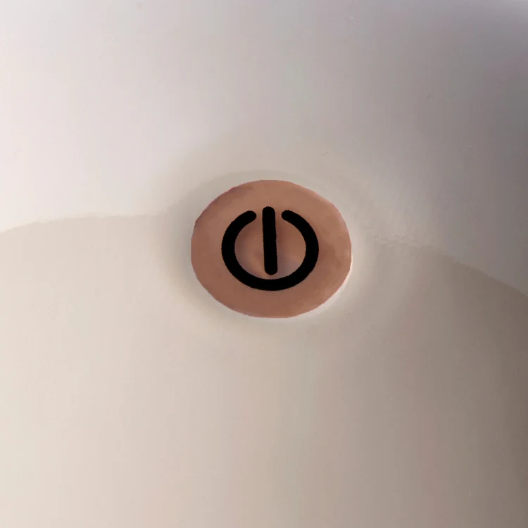 Cappuccino Lacquer Rechargeable Bobbin LED Lamp - Image 4