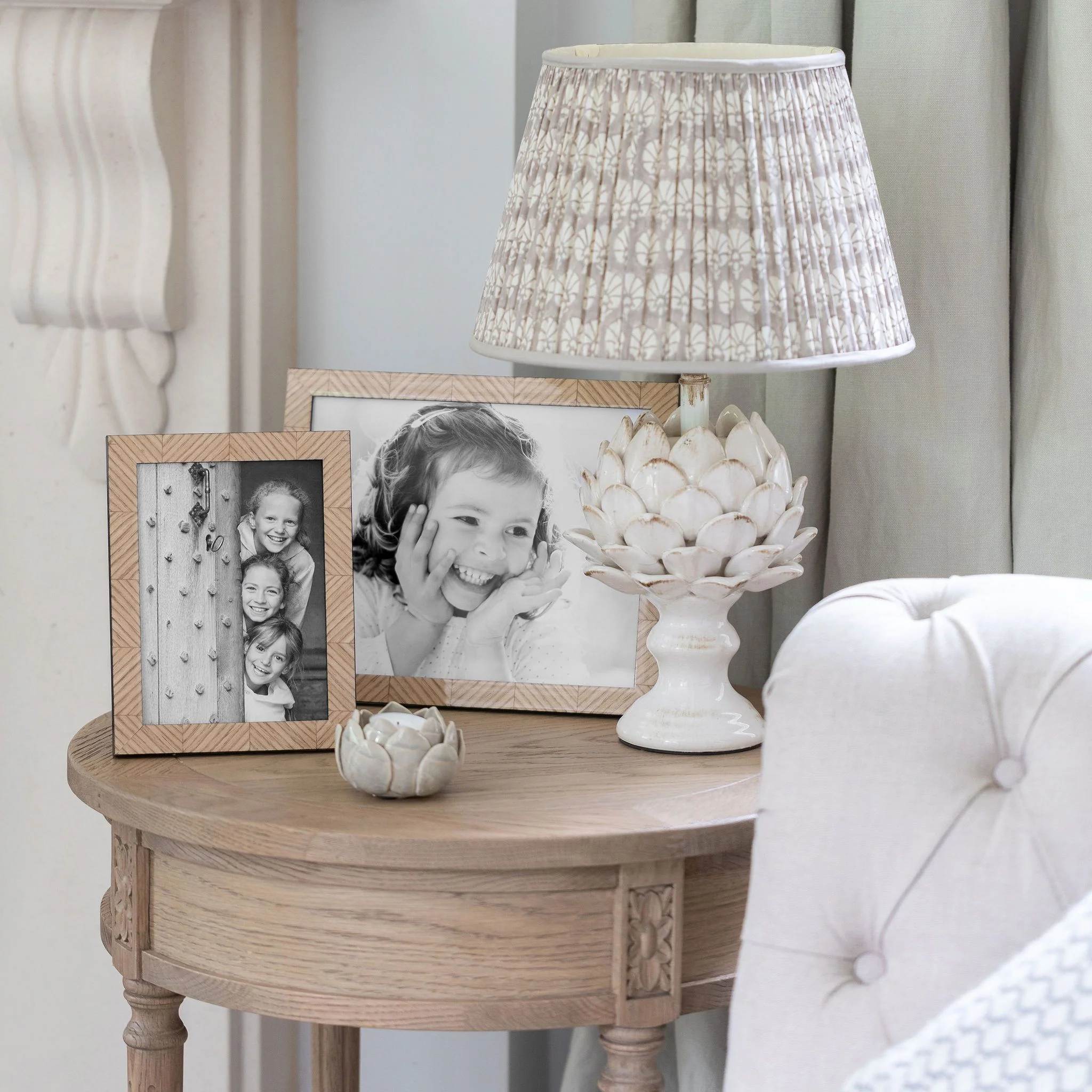 Carla Champagne Marquetry Frame - Image 2