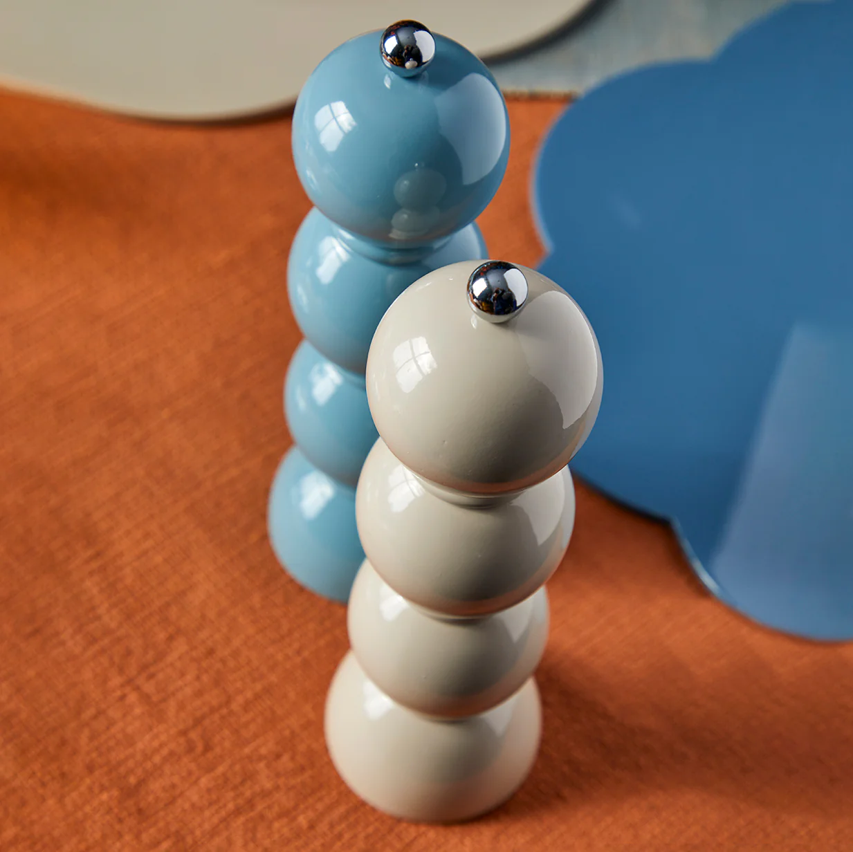 Chambray Blue  Bobbin Salt or Pepper Mill - Image 2