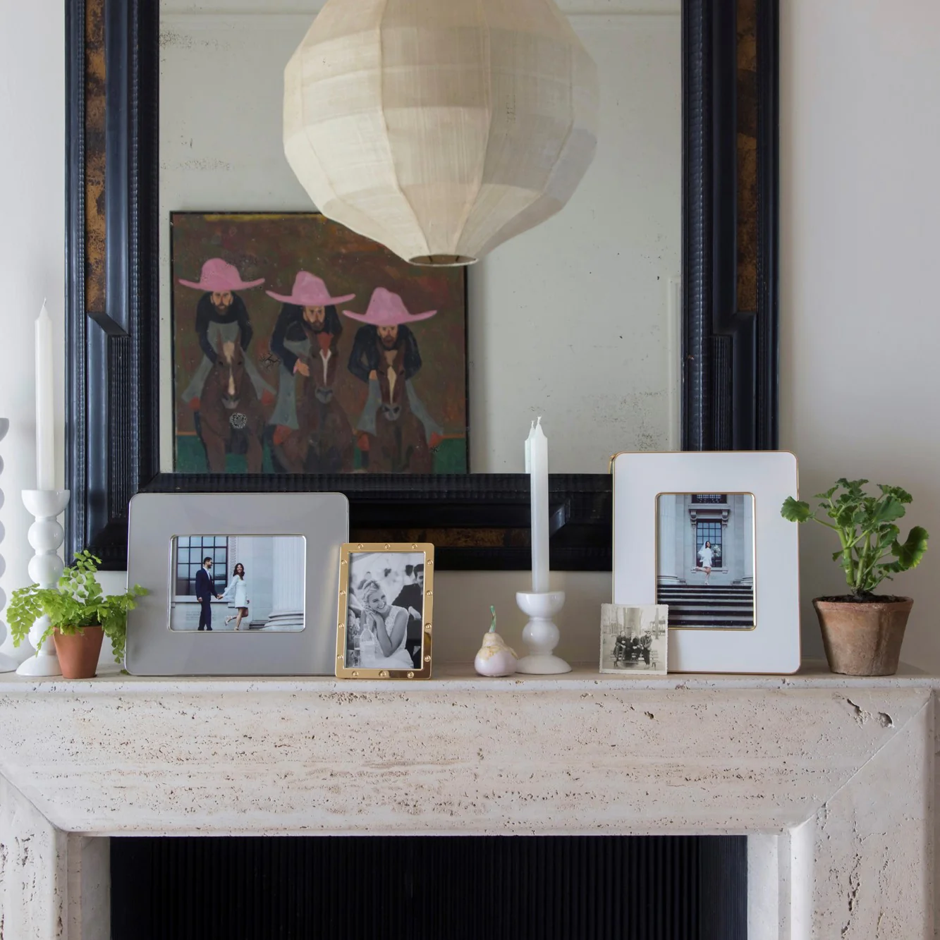 Chiffon & Silver Enamel Studio Photo Frame - Image 2