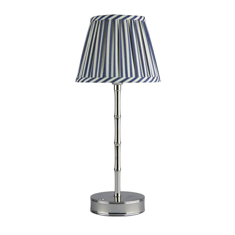 Navy Striped Lampshade - 16cm - Image 5