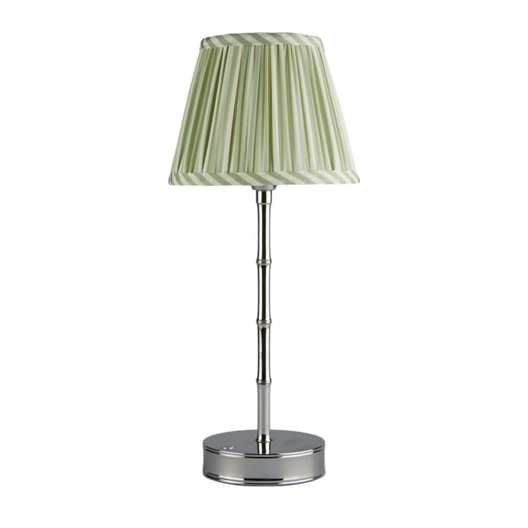 Sage Green Striped Lampshade - 16cm - Image 3