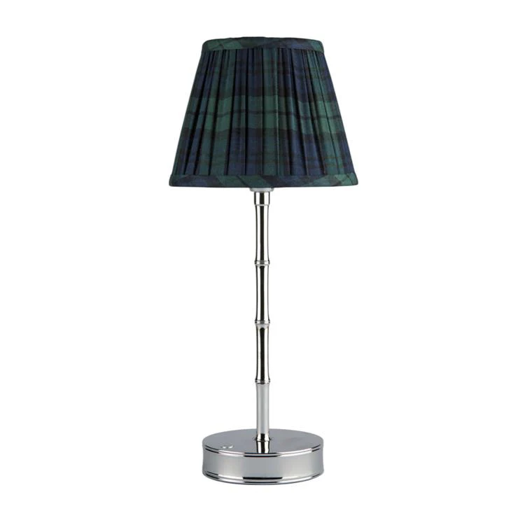 Navy Tartan Empire Lampshade - 16cm - Image 4