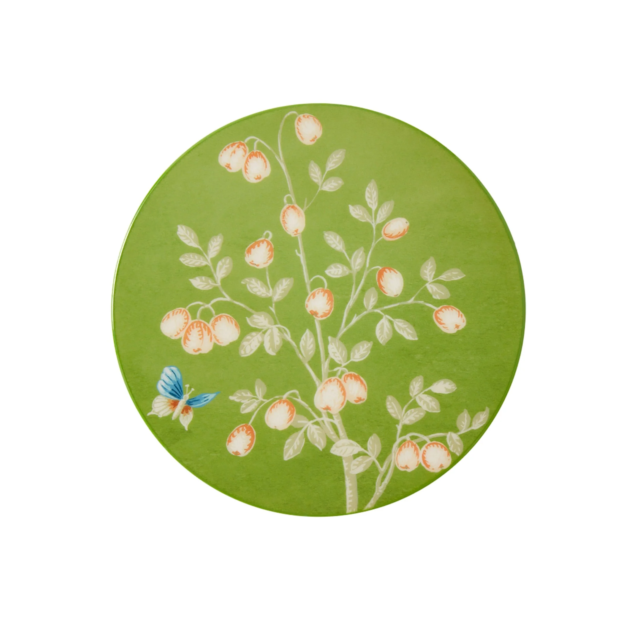 Green Chinoiserie Coasters - Set of 4 - Image 3