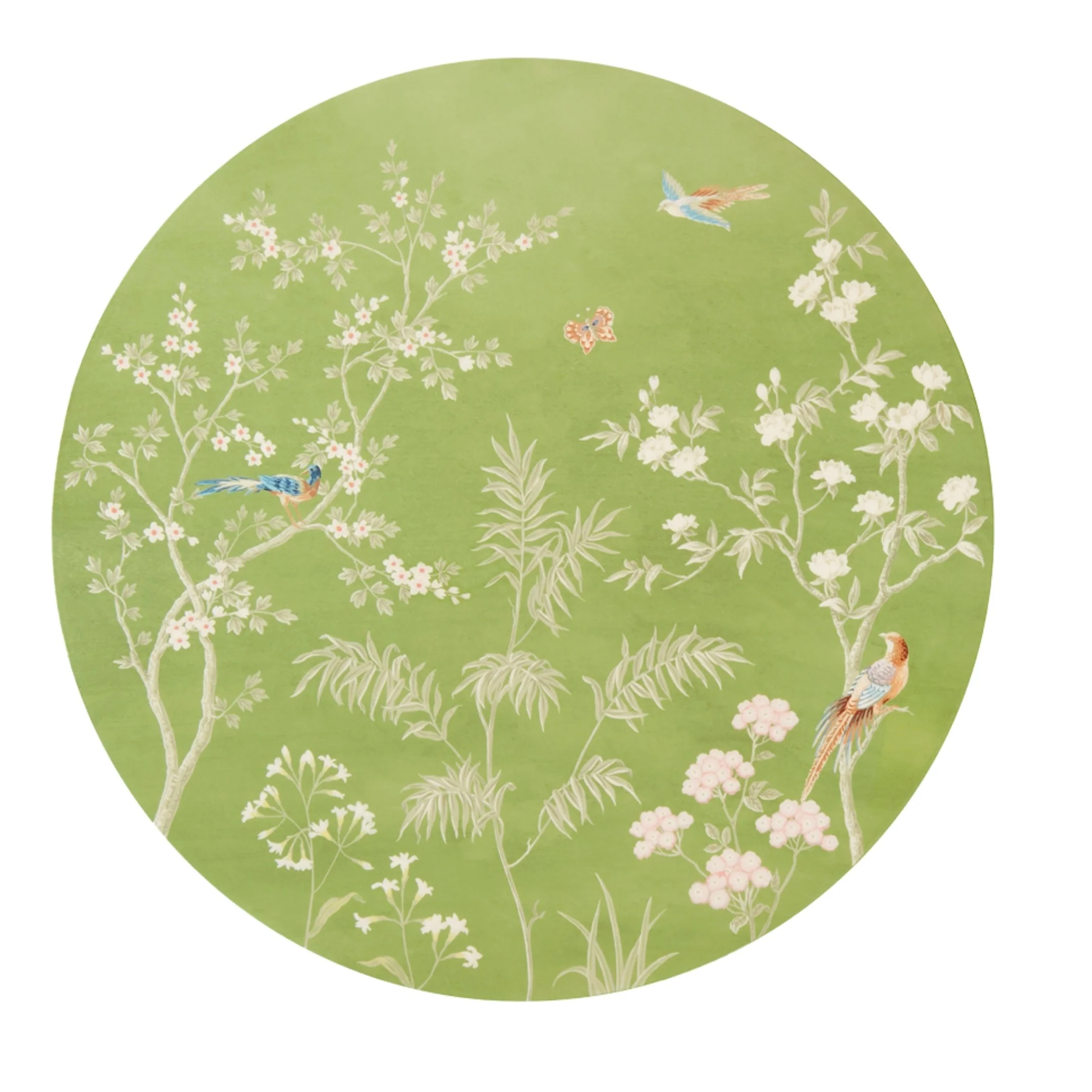 Green Chinoiserie Placemats - Set of 4