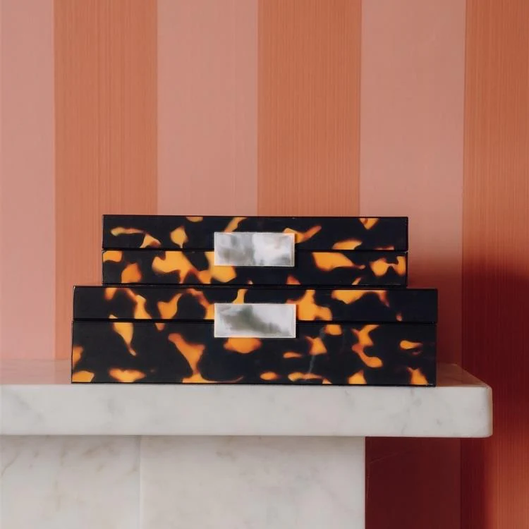 Large Tortoiseshell Box with Silver - Image 3