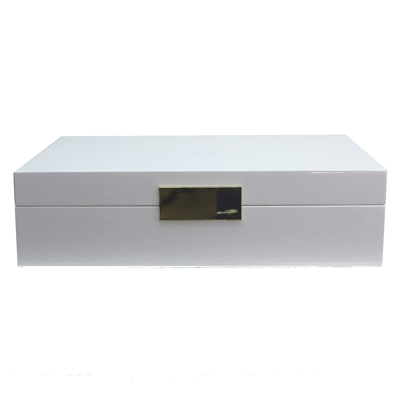 Large White & Gold Glasses Box - Image 2