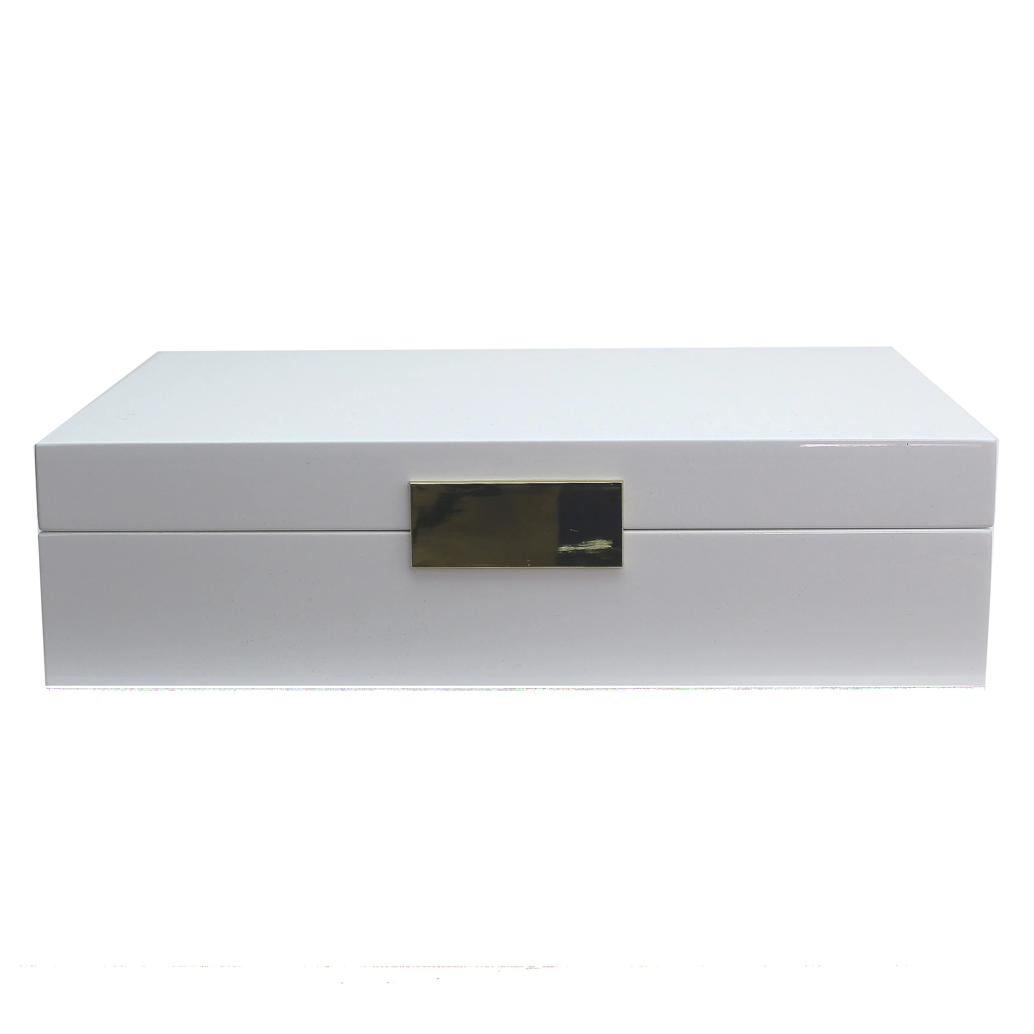Large White Jewellery Box with Silver - Image 3