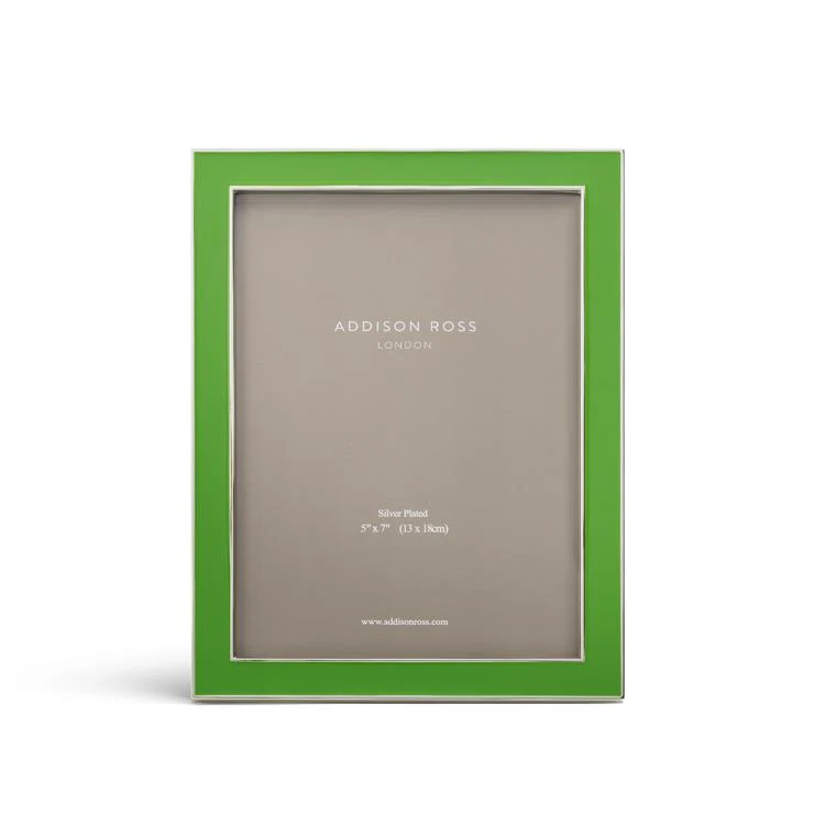 Leaf Green Enamel & Silver Frame - Image 3