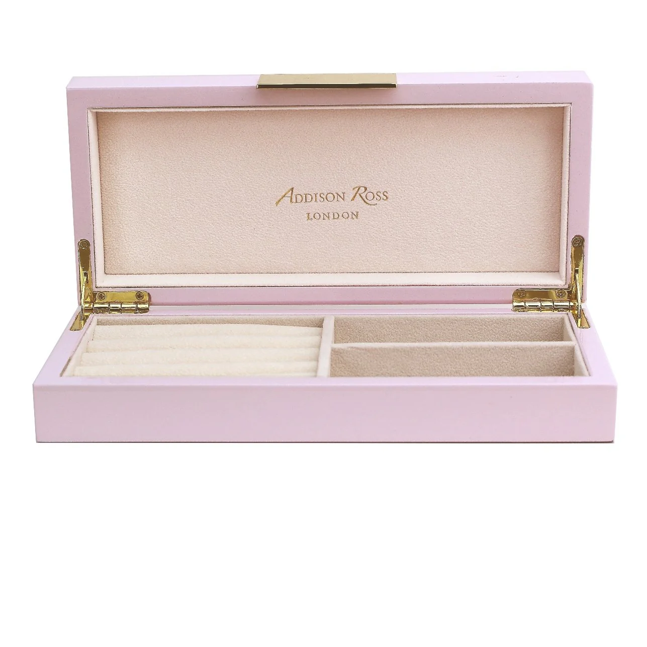 Pink Lacquer Box With Gold - Image 2