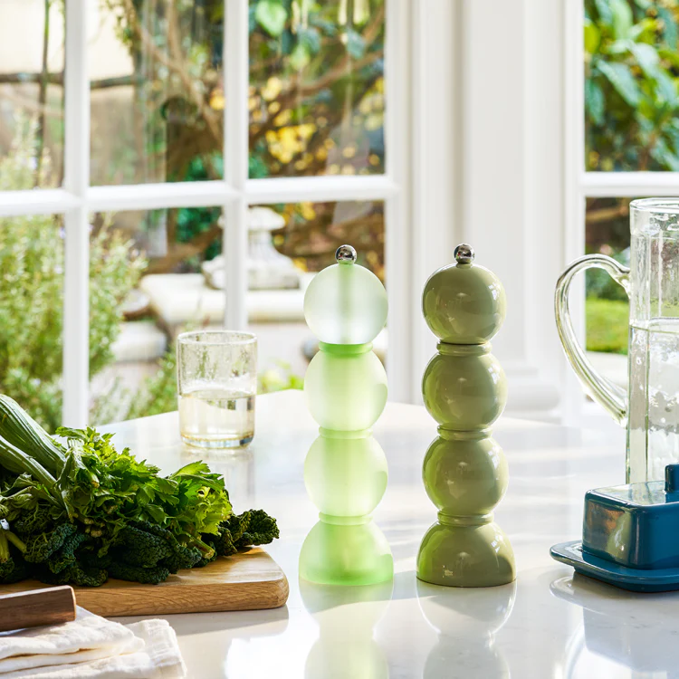 Sage Green Bobbin Salt or Pepper Mill - Image 2