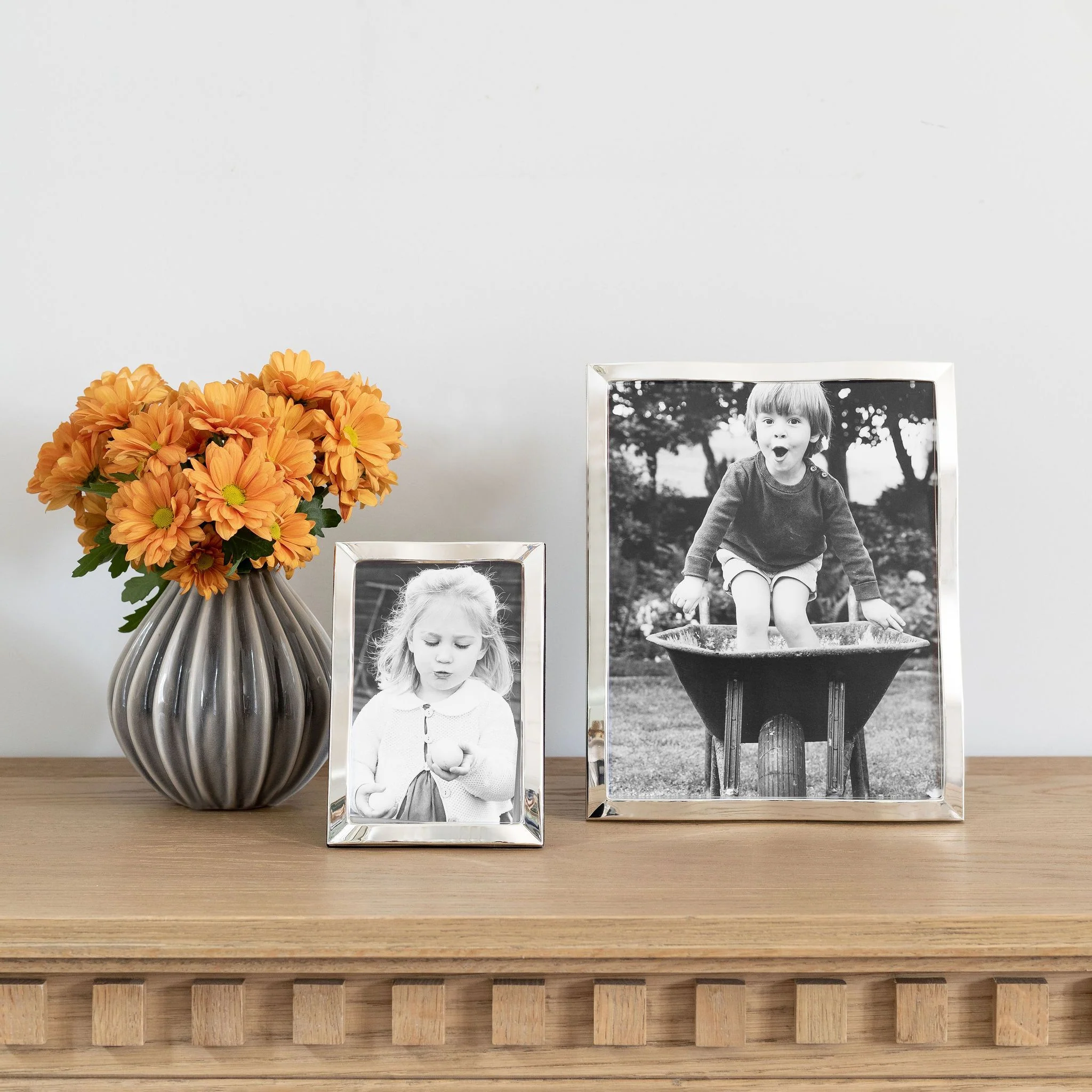 Silver Plate Wave Photo Frame - Image 2