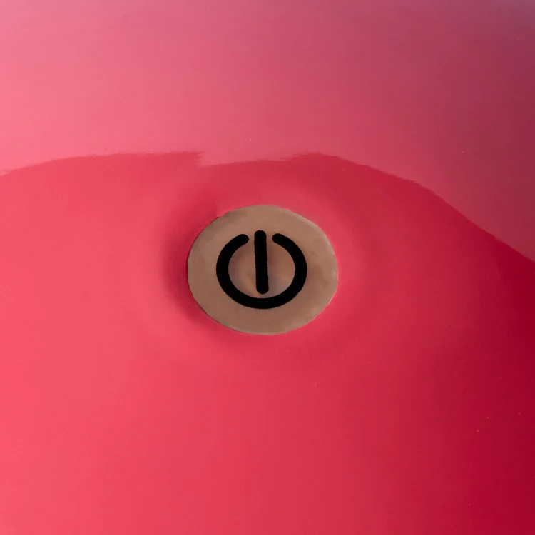 Watermelon Lacquer Rechargeable Bobbin LED Lamp - Image 4