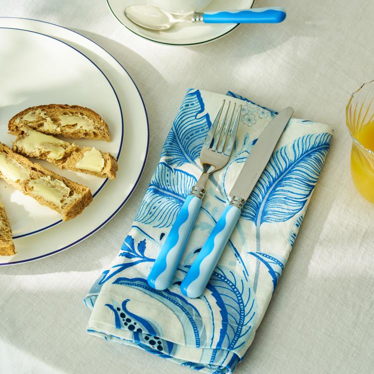 Wave Cutlery - Periwinkle & Pale Blue (16‑Piece Set) - Image 2