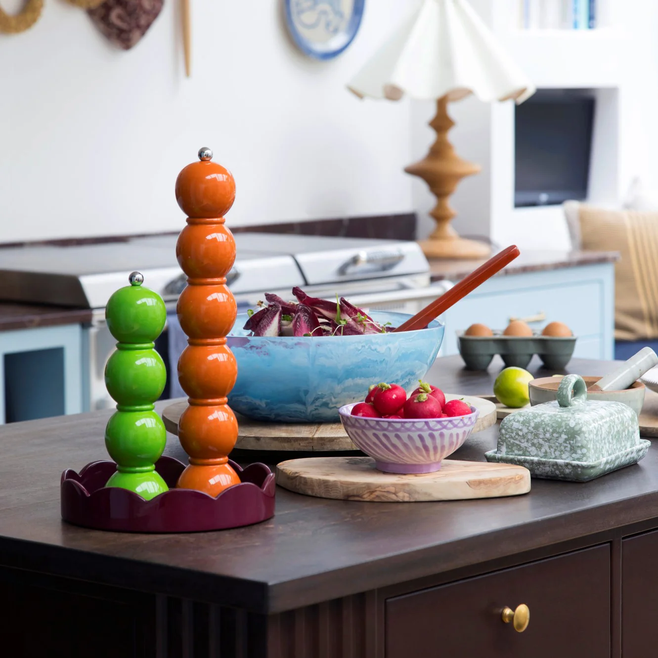 White Grande Salt & Pepper Mill - Image 3